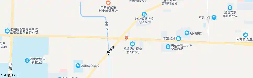 潍坊宝通街潍蒋路口_公交站地图_潍坊公交_妙搜公交查询2024