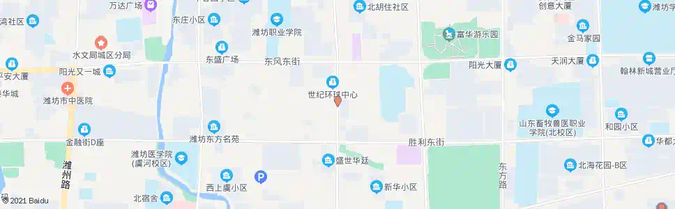 潍坊新华路东风街路口_公交站地图_潍坊公交_妙搜公交查询2024