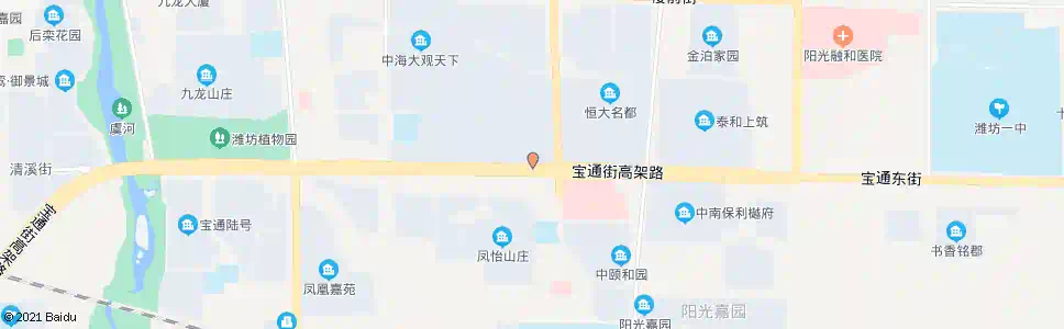 潍坊宝通街金马路口_公交站地图_潍坊公交_妙搜公交查询2024