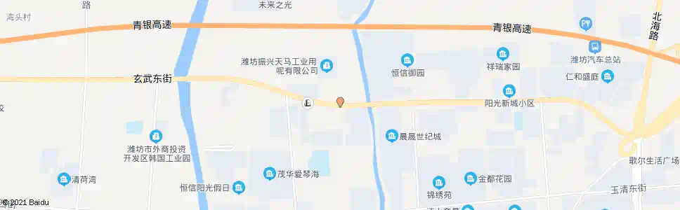 潍坊玄武街鸢飞路口_公交站地图_潍坊公交_妙搜公交查询2024