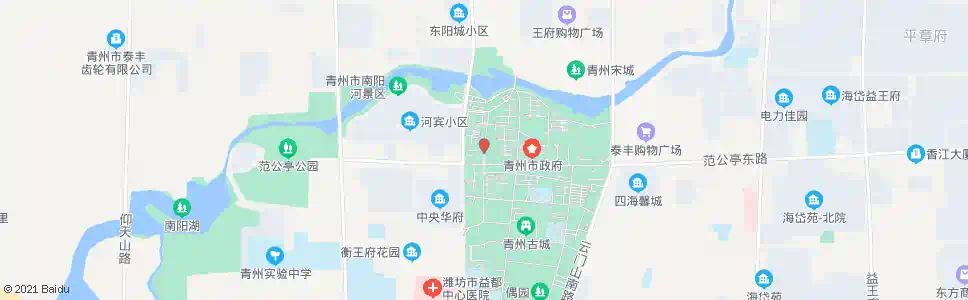 潍坊老干部局_公交站地图_潍坊公交_妙搜公交查询2024