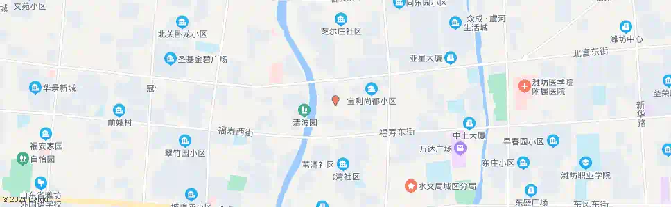 潍坊四平路工福街路口_公交站地图_潍坊公交_妙搜公交查询2024