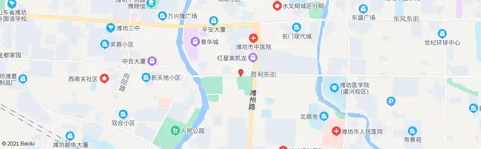 潍坊东苑公园_公交站地图_潍坊公交_妙搜公交查询2024