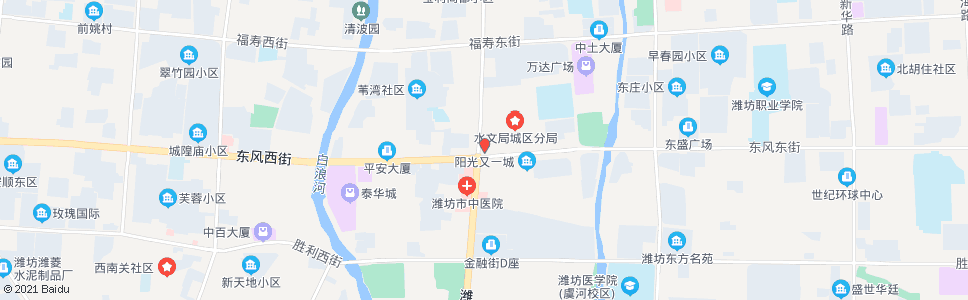 潍坊东门(西部证券)_公交站地图_潍坊公交_妙搜公交查询2024