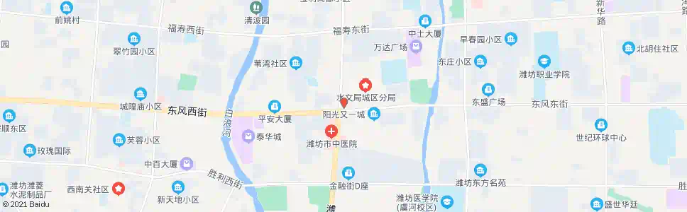 潍坊东门(西部证券)_公交站地图_潍坊公交_妙搜公交查询2024