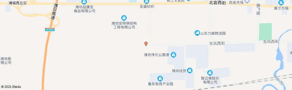 潍坊豪杰建设物资贸易广场_公交站地图_潍坊公交_妙搜公交查询2024