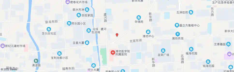 潍坊东郊宾馆(佳乐家北宫店)_公交站地图_潍坊公交_妙搜公交查询2024