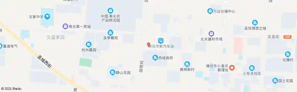 潍坊马家村(东)_公交站地图_潍坊公交_妙搜公交查询2024