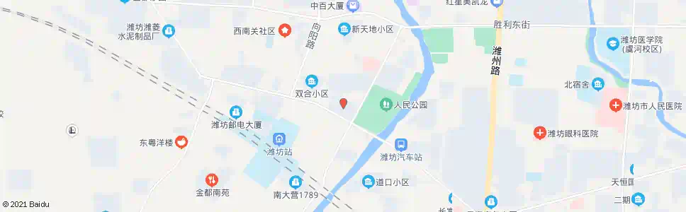 潍坊润扬新城_公交站地图_潍坊公交_妙搜公交查询2024