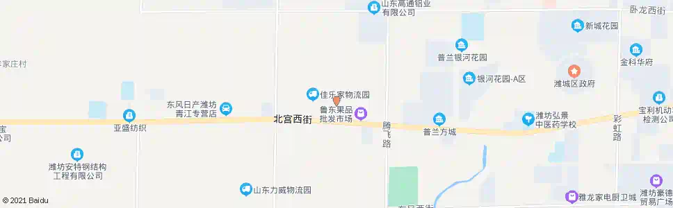 潍坊中百配送中心_公交站地图_潍坊公交_妙搜公交查询2024