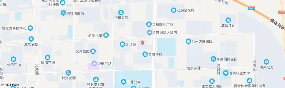 潍坊潍坊市国家税务局(北大锦城)_公交站地图_潍坊公交_妙搜公交查询2024