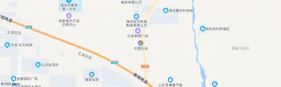 潍坊丰华路_公交站地图_潍坊公交_妙搜公交查询2024