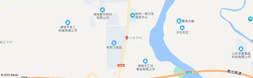 潍坊东小庄子_公交站地图_潍坊公交_妙搜公交查询2024