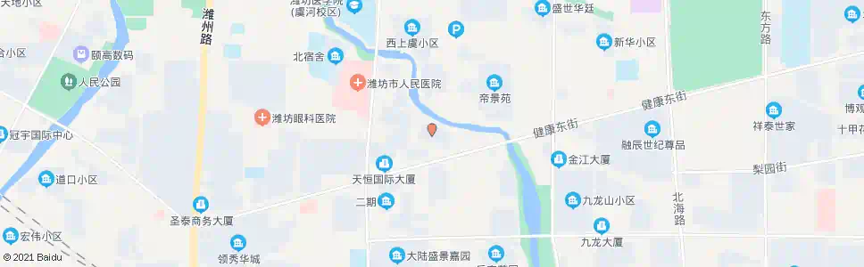 潍坊李家小区_公交站地图_潍坊公交_妙搜公交查询2024