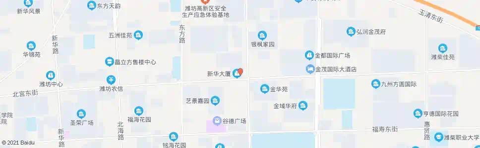 潍坊新华书店_公交站地图_潍坊公交_妙搜公交查询2024