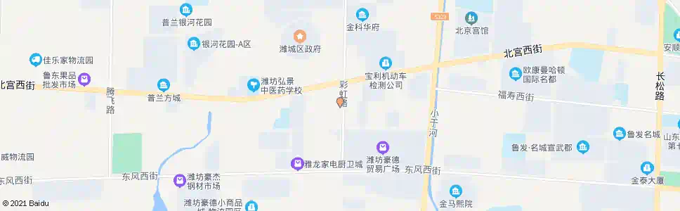 潍坊鲁中拖拉机厂_公交站地图_潍坊公交_妙搜公交查询2024