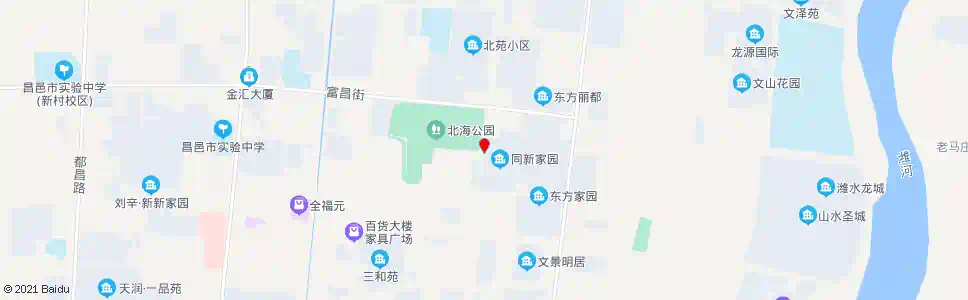 潍坊同新家园西门_公交站地图_潍坊公交_妙搜公交查询2024