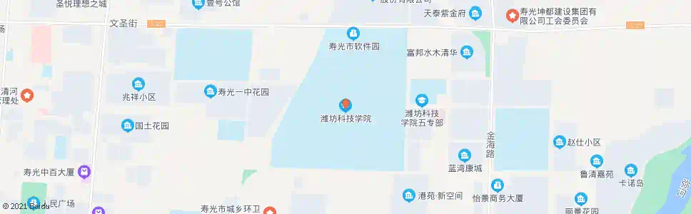 潍坊科技学院_公交站地图_潍坊公交_妙搜公交查询2024