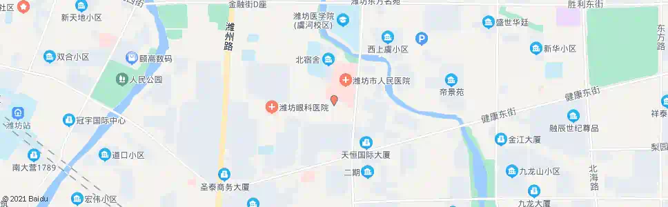 潍坊农委宿舍_公交站地图_潍坊公交_妙搜公交查询2024