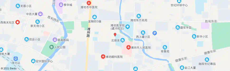 潍坊鸢飞路行政街路口_公交站地图_潍坊公交_妙搜公交查询2024