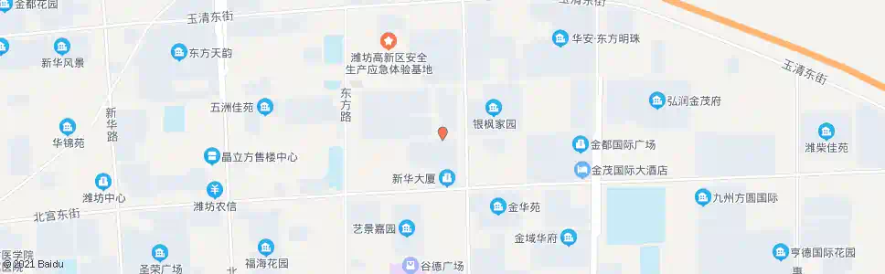 潍坊北苑社区_公交站地图_潍坊公交_妙搜公交查询2024