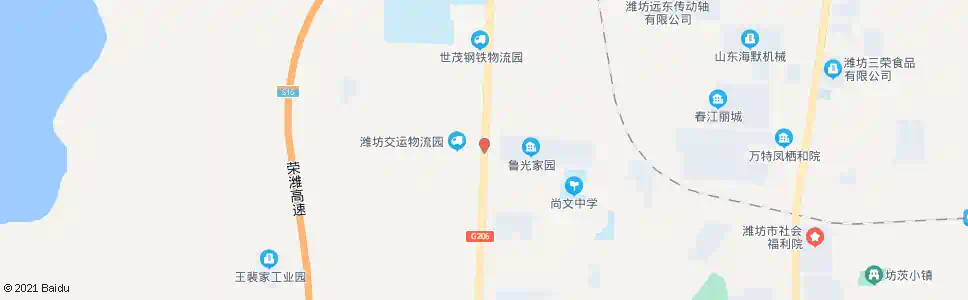 潍坊后宁村_公交站地图_潍坊公交_妙搜公交查询2024