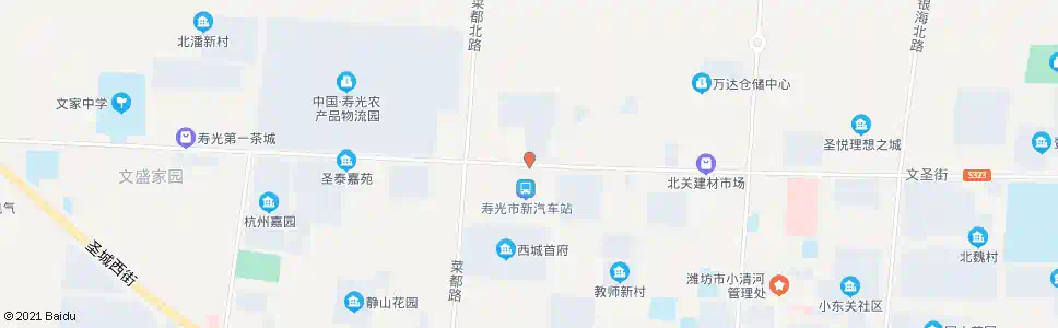 潍坊汽车站北门_公交站地图_潍坊公交_妙搜公交查询2024