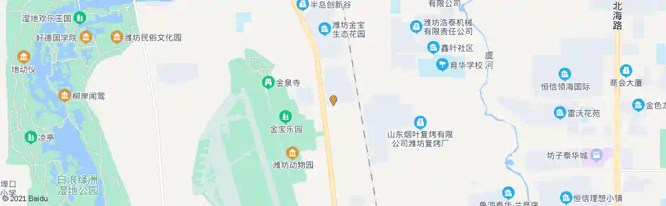 潍坊潍州路车站一街路口(凯利来汽车用品广场)_公交站地图_潍坊公交_妙搜公交查询2024