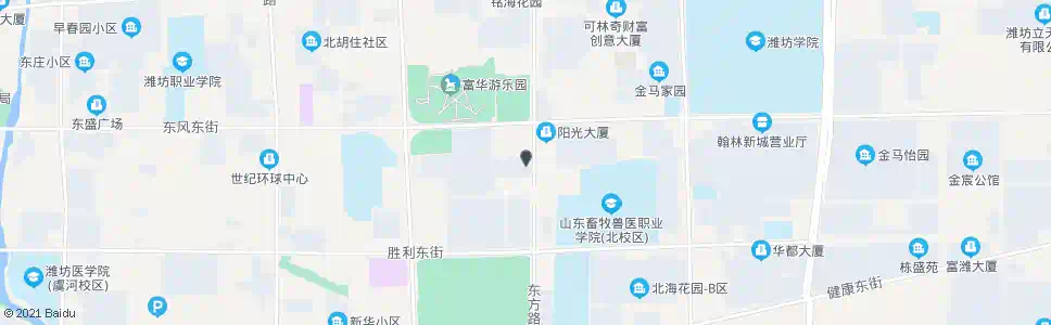 潍坊市政府宿舍_公交站地图_潍坊公交_妙搜公交查询2024