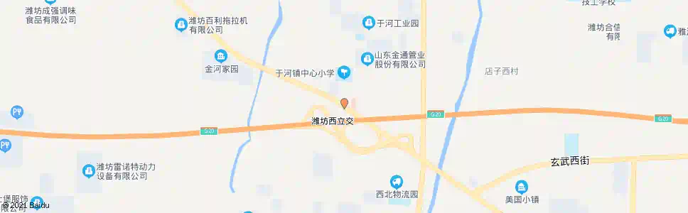 潍坊西城医院_公交站地图_潍坊公交_妙搜公交查询2024