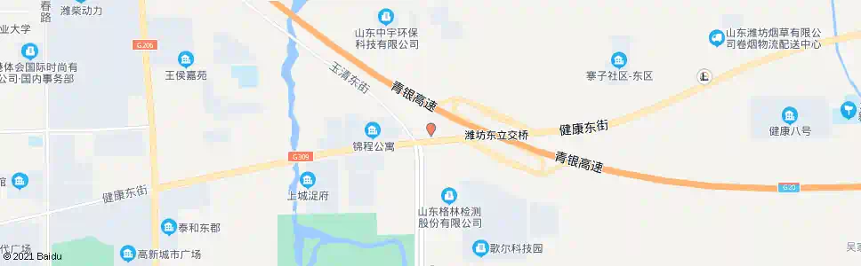 潍坊九四三零三部队_公交站地图_潍坊公交_妙搜公交查询2024