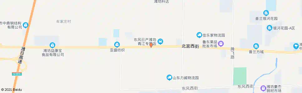 潍坊潘里东_公交站地图_潍坊公交_妙搜公交查询2024