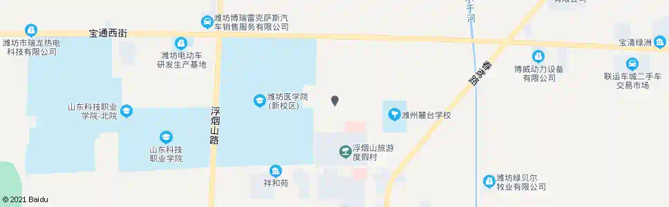 潍坊孙家村(潍蒋路)_公交站地图_潍坊公交_妙搜公交查询2024