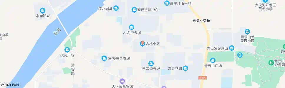 潍坊古槐小区_公交站地图_潍坊公交_妙搜公交查询2024