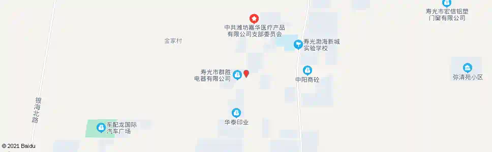 潍坊金穗雅峰木业_公交站地图_潍坊公交_妙搜公交查询2024