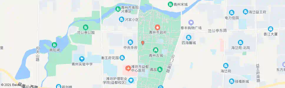 潍坊南阳城社区_公交站地图_潍坊公交_妙搜公交查询2024