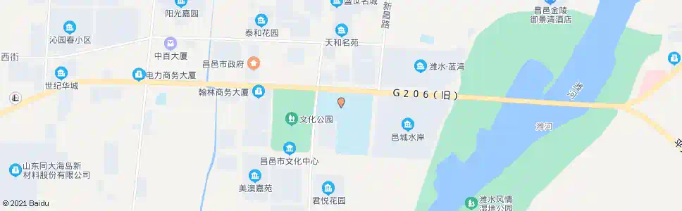 潍坊文山中学东_公交站地图_潍坊公交_妙搜公交查询2024