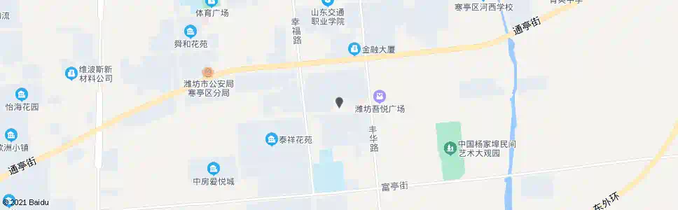 潍坊寒亭区老干部活动中心_公交站地图_潍坊公交_妙搜公交查询2024