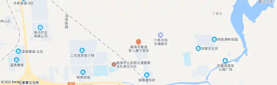 威海雅家庄(复退军人康宁医院)_公交站地图_威海公交_妙搜公交查询2024