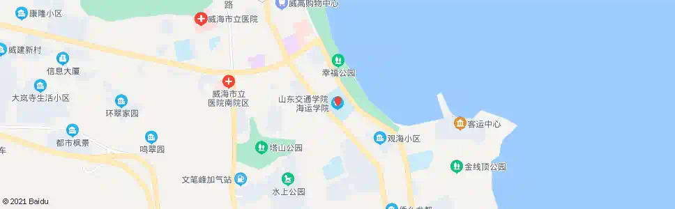 威海海运学院_公交站地图_威海公交_妙搜公交查询2024