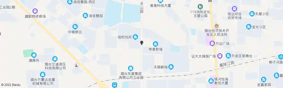 烟台奇章_公交站地图_烟台公交_妙搜公交查询2024