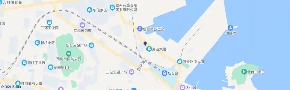 烟台渤海轮渡客运站_公交站地图_烟台公交_妙搜公交查询2024