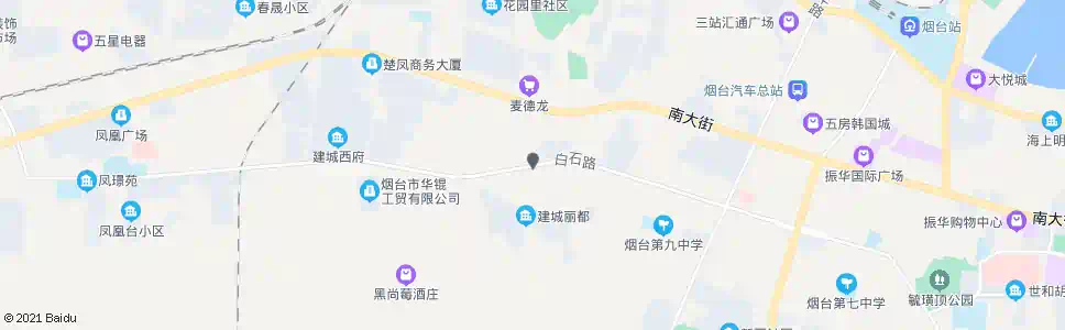 烟台白石路(烟台鲁银药业)_公交站地图_烟台公交_妙搜公交查询2024