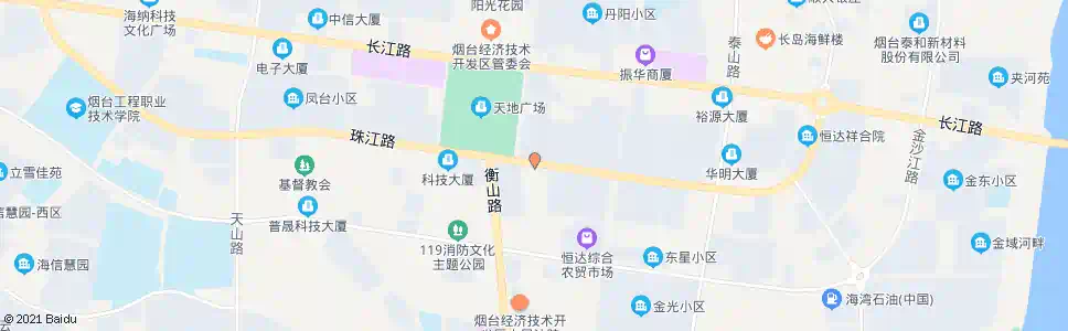 烟台珠江路_公交站地图_烟台公交_妙搜公交查询2024