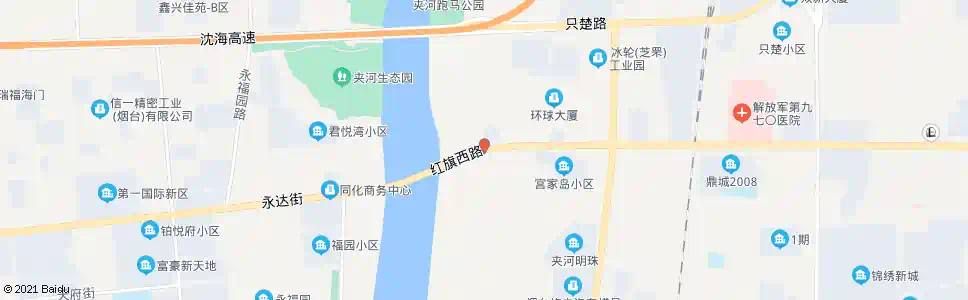 烟台夹河桥东站_公交站地图_烟台公交_妙搜公交查询2024