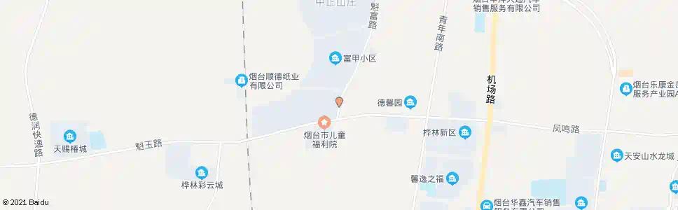 烟台富甲小区南站_公交站地图_烟台公交_妙搜公交查询2024