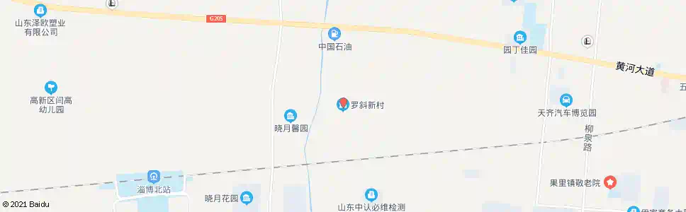 淄博罗斜村_公交站地图_淄博公交_妙搜公交查询2024