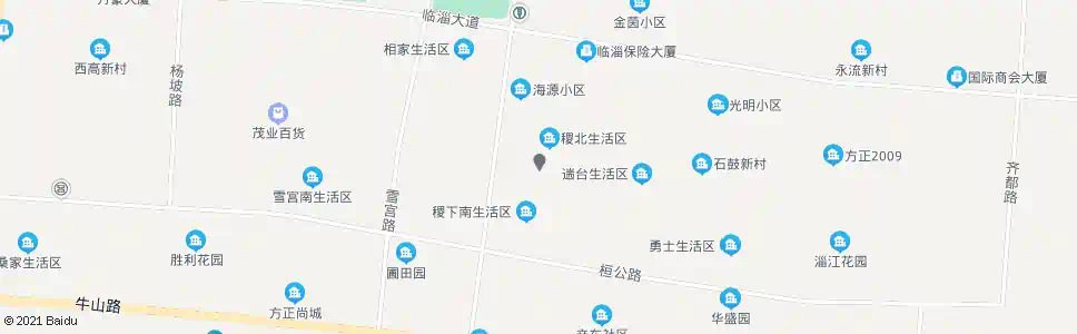 淄博齐鲁石化青少年宫_公交站地图_淄博公交_妙搜公交查询2024