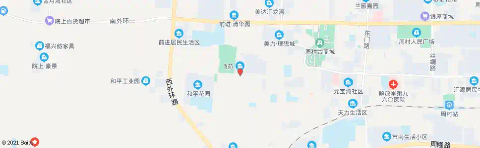 淄博和平社区_公交站地图_淄博公交_妙搜公交查询2024