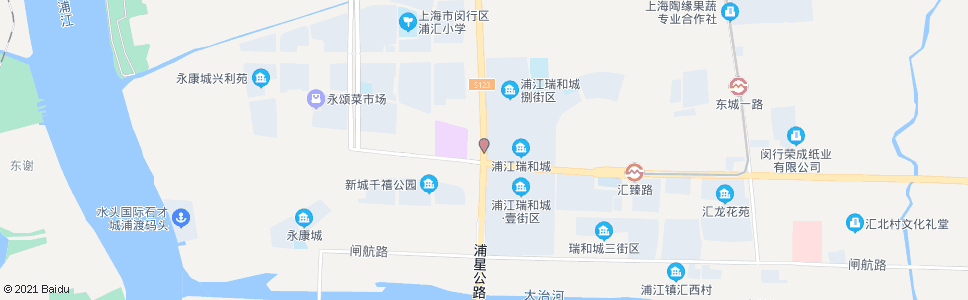 上海浦星公路鲁南路_公交站地图_上海公交_妙搜公交查询2024